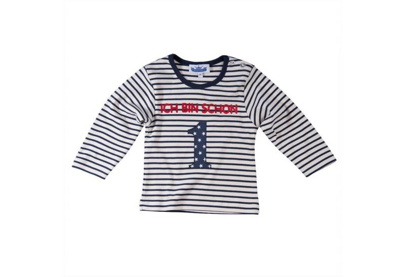 P.Eisenherz Longsleeve Longsleeve "Ich bin schon..." Ringel blau (1-tlg) Geburtstags Zahlen Shirt von P.Eisenherz