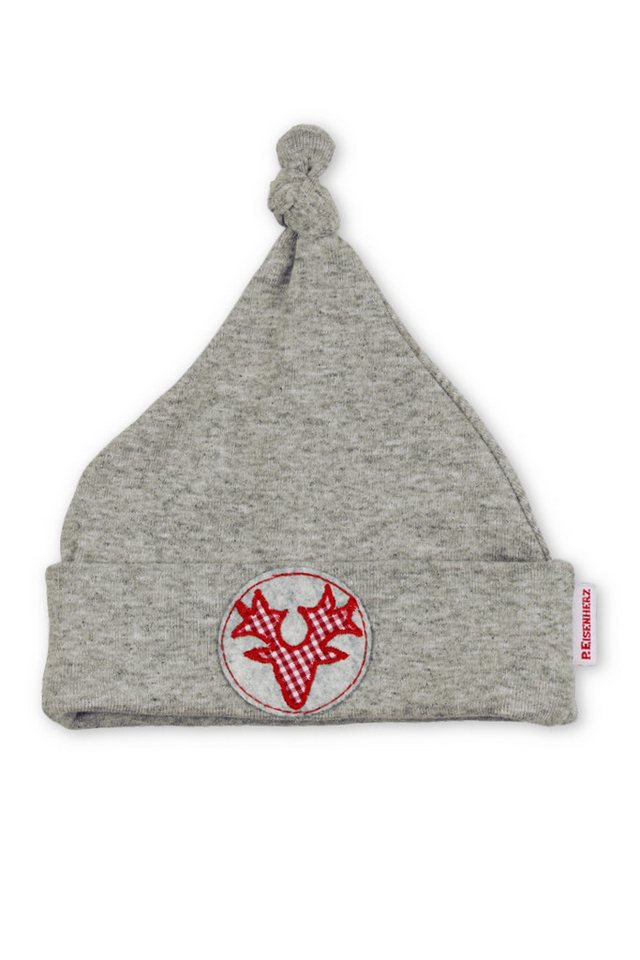 P.Eisenherz Schmuckset Babymütze - GEWEIH - grau/rot von P.Eisenherz