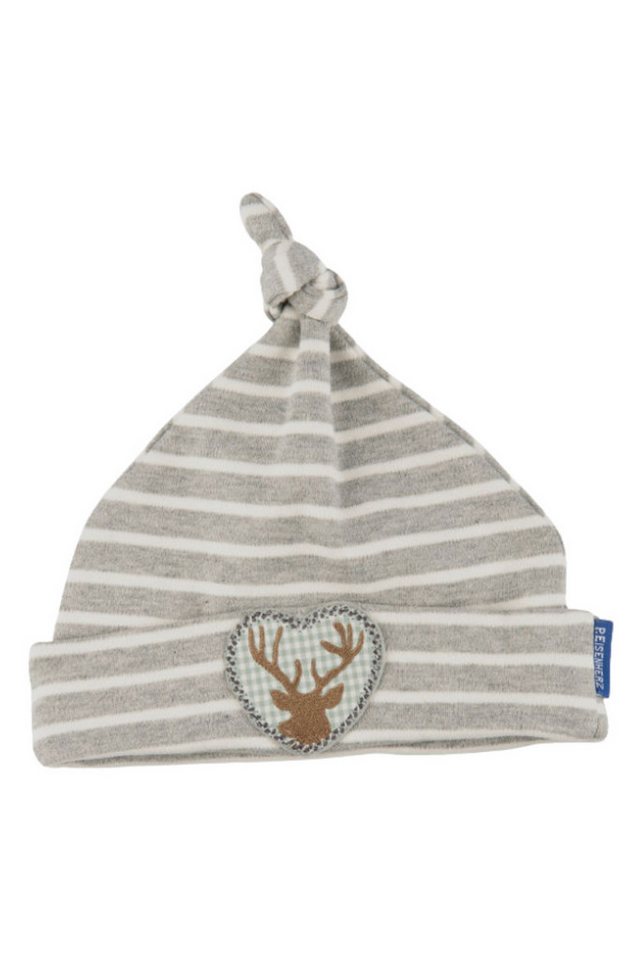 P.Eisenherz Schmuckset Babymütze - HIRSCH - grau/grün von P.Eisenherz