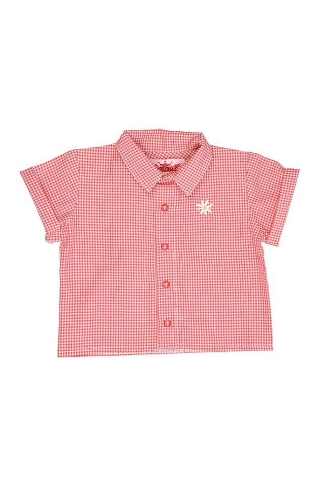 P.Eisenherz Trachtenkleid Baby Hemd - VICHYKARO - rot von P.Eisenherz