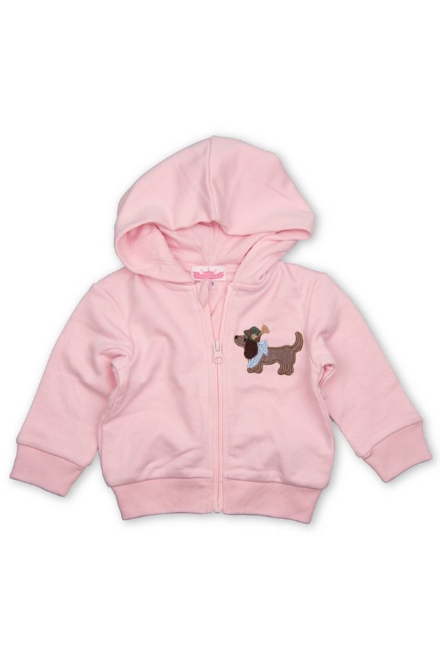 P.Eisenherz Trachtenkleid Baby Jacke - DACKEL - rosa von P.Eisenherz