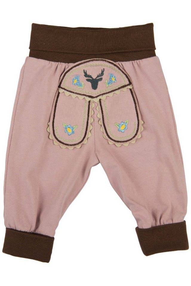 P.Eisenherz Trachtenkleid Babyhose - LEDERHOSE MADL - altrosa/nougat von P.Eisenherz