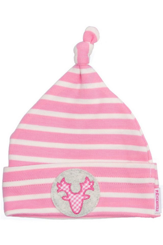 P.Eisenherz Trachtenkleid Babymütze - GEWEIH MADL - rosa von P.Eisenherz