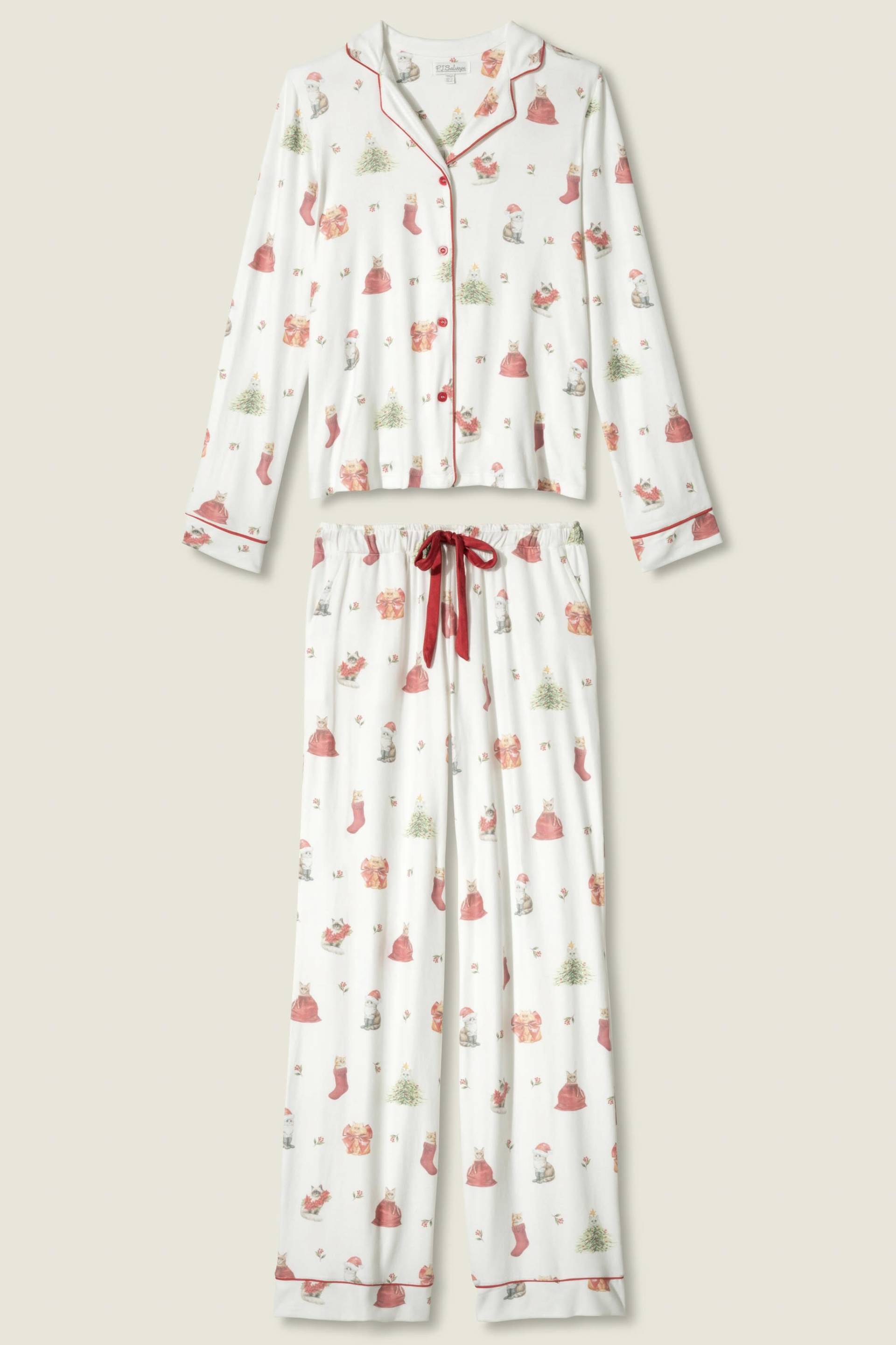 P.J. Salvage - l/s pyjama off-white - Gr. - XS von P.J. Salvage