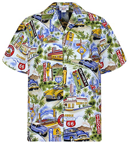 PLA Original Hawaiihemd Texas Arizona, Blau, 3XL von P.L.A.