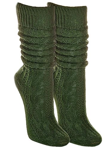 P.S. Schuhmacher Trachtenstrümpfe lang Stutzen | Klassiche Strümpfe zur Tracht | Für Herren & Damen (as3, numeric, numeric_43, numeric_46, regular, regular, tanne) von P.S. Schuhmacher