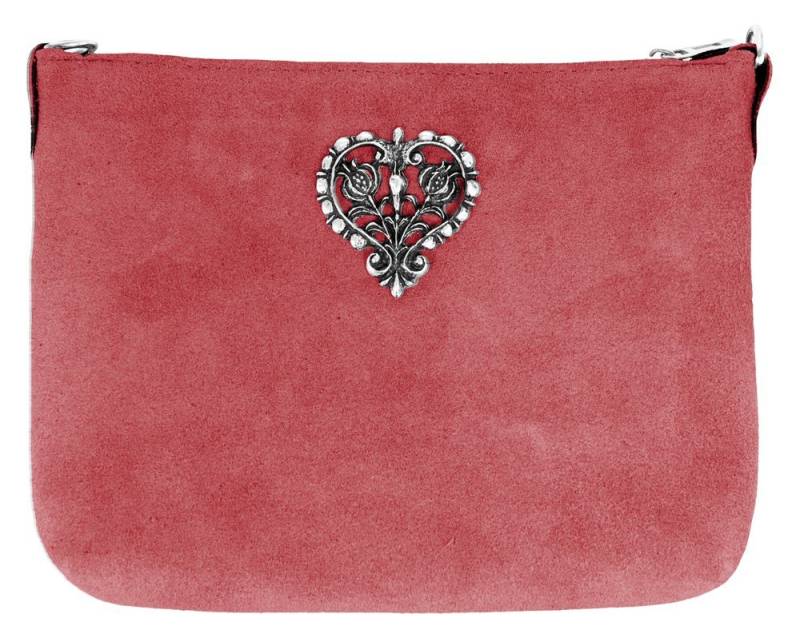 P.S. Schuhmacher Trachtentasche Wildleder Trachten Tasche mit Metallherz zum Umhän von P.S. Schuhmacher