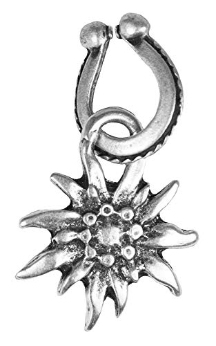 P.S.Schuhmacher Trachtentuch Anhänger Edelweiß mit Ring von P.S.Schuhmacher