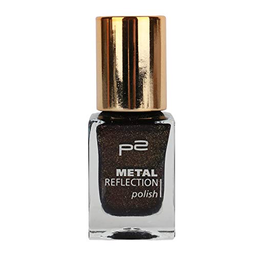 P2 Metal Reflection Nail Polish Nr. 100 lilac bossa nova Inhalt: 10ml - Nagellack für tollen Glanz auf dem Nagel. von p2 cosmetics