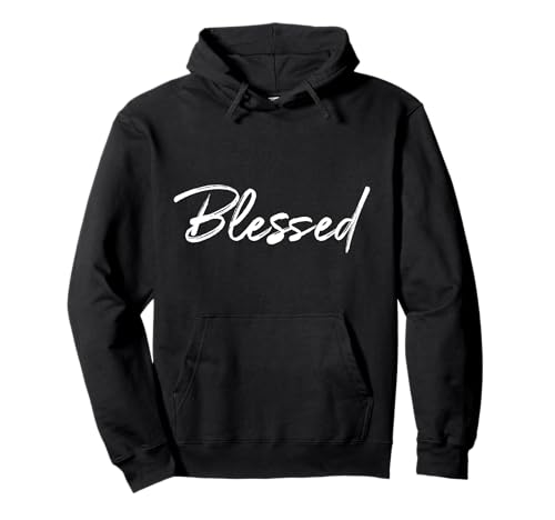 Christian Blessings Quote for Women Cute Blessed Pullover Hoodie von P37 Design Studio Jesus Shirts