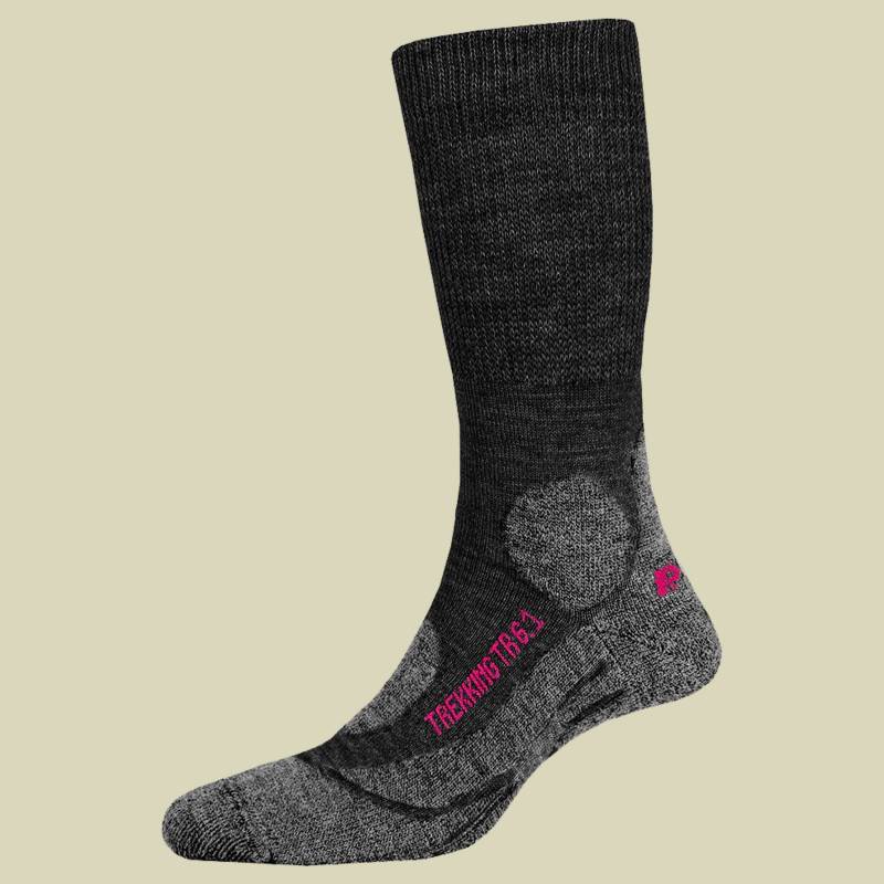 P.A.C. TR 6.1 Trekking Merino Medium Women Größe 38-41 Farbe grey melange-berry von PAC