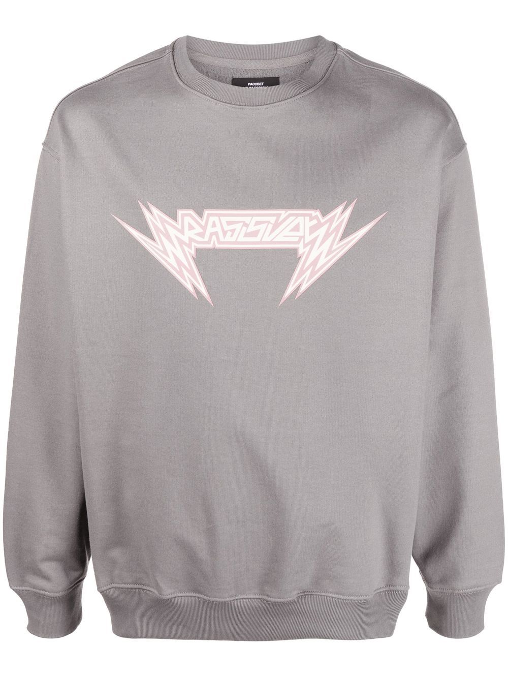 RASSVET Sweatshirt mit Logo-Print - Grau von RASSVET