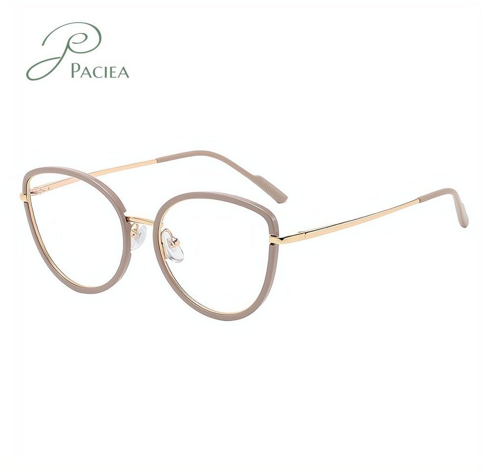 PACIEA Brille Cat Eye Anti Blaulicht&Müdigkeit PC Gaming UV Schutz Damen Herren von PACIEA