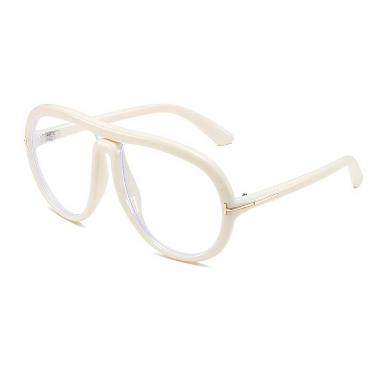 PACIEA Brille Ohne Sehstärke Damen Herren Oversized Anti Blaulicht Mode von PACIEA