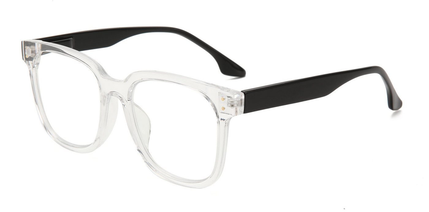 PACIEA Lesebrille Blaulichtfilter Quadratische Oversized Federscharnier Ultraleicht von PACIEA