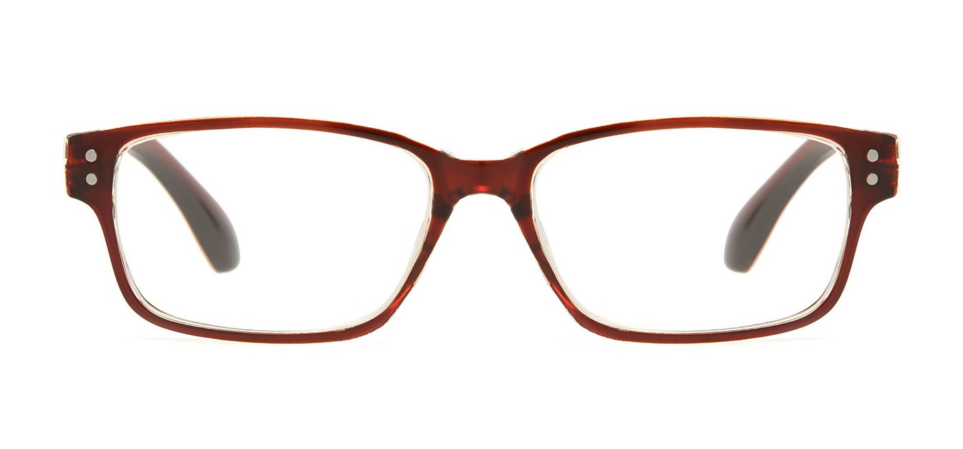 PACIEA Lesebrille Blaulichtfilter Rechteckig Schmal Ultraleicht Federscharnier Unisex von PACIEA
