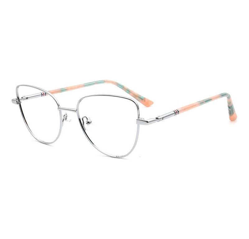 PACIEA Lesebrille Damen Cat Eye Hochwertige Legierung Blaulichtfilter Mehrfarbig Mode von PACIEA