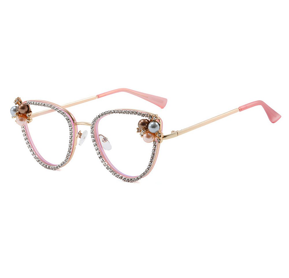 PACIEA Lesebrille Damen Cat Eye Metall Anti Blaulicht von PACIEA
