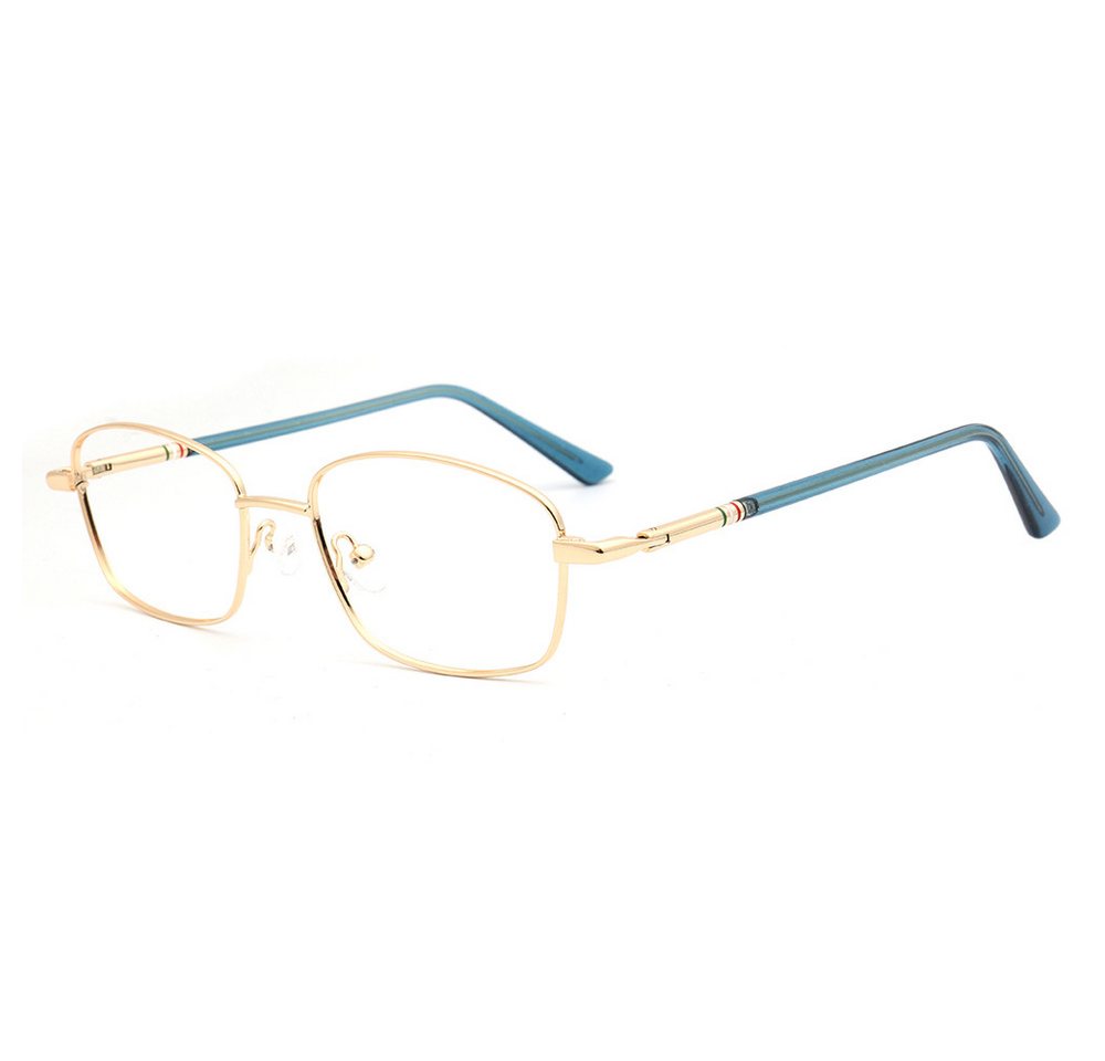 PACIEA Lesebrille Damen Herren Blaulichtfilter Metall Quadratisch Anti-Müdigkeit von PACIEA