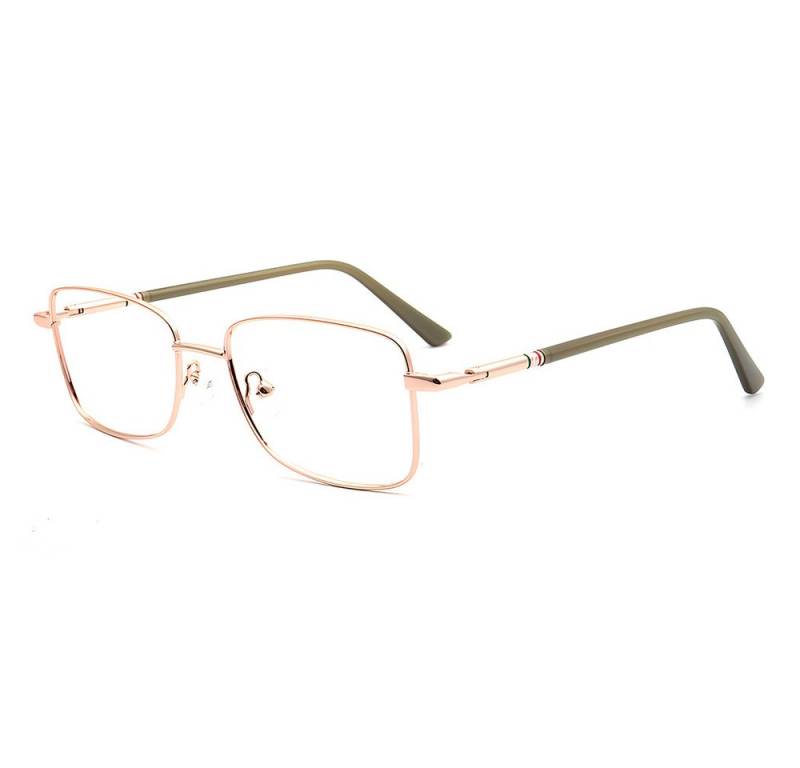 PACIEA Lesebrille Damen Herren Rechteckig Hochwertige Legierung Blaulichtfilter von PACIEA