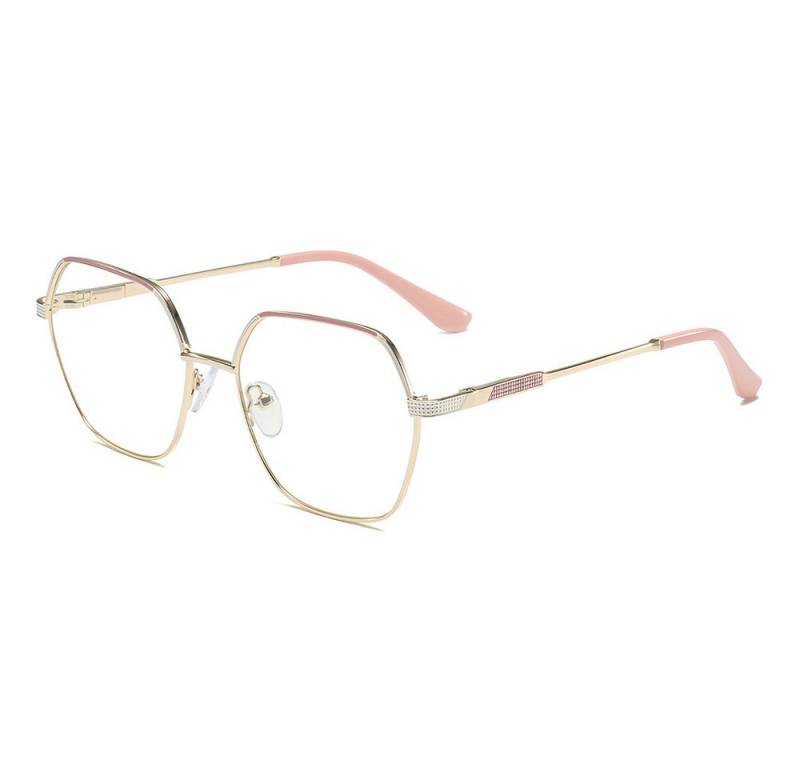 PACIEA Lesebrille Damen Metall Sechseckige Anti Blaulicht Mehrfarbig Mode von PACIEA