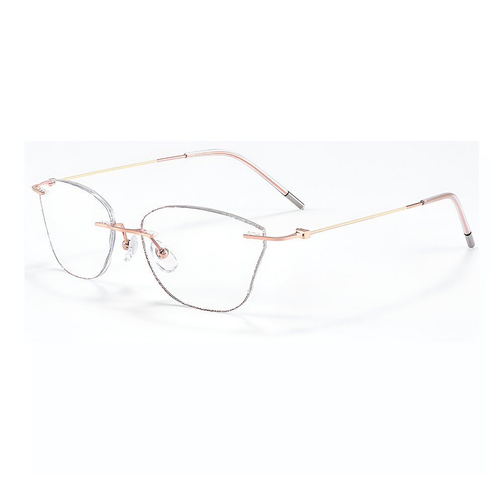 PACIEA Lesebrille Damen Randlos Anti Blaulicht Glitzerrand Ultraleicht Elegant Kompakt PACIEA Lesebrille Damen Randlos Anti Blaulicht Glitzerrand Ultraleicht Elegant Kompakt von PACIEA