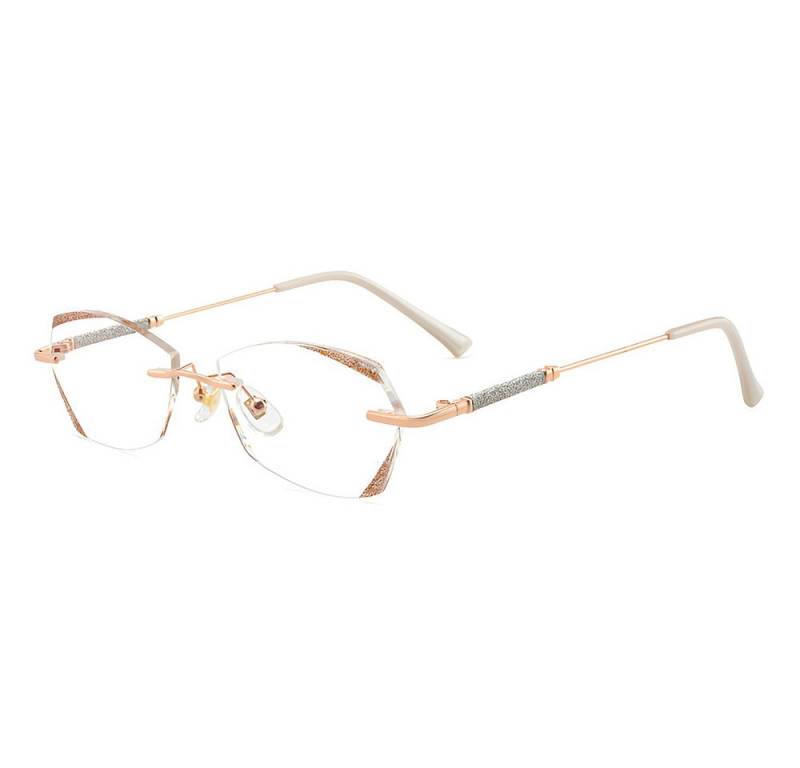 PACIEA Lesebrille Damen Randlos Metall Anti-Müdigkeit Kompakt Mode von PACIEA
