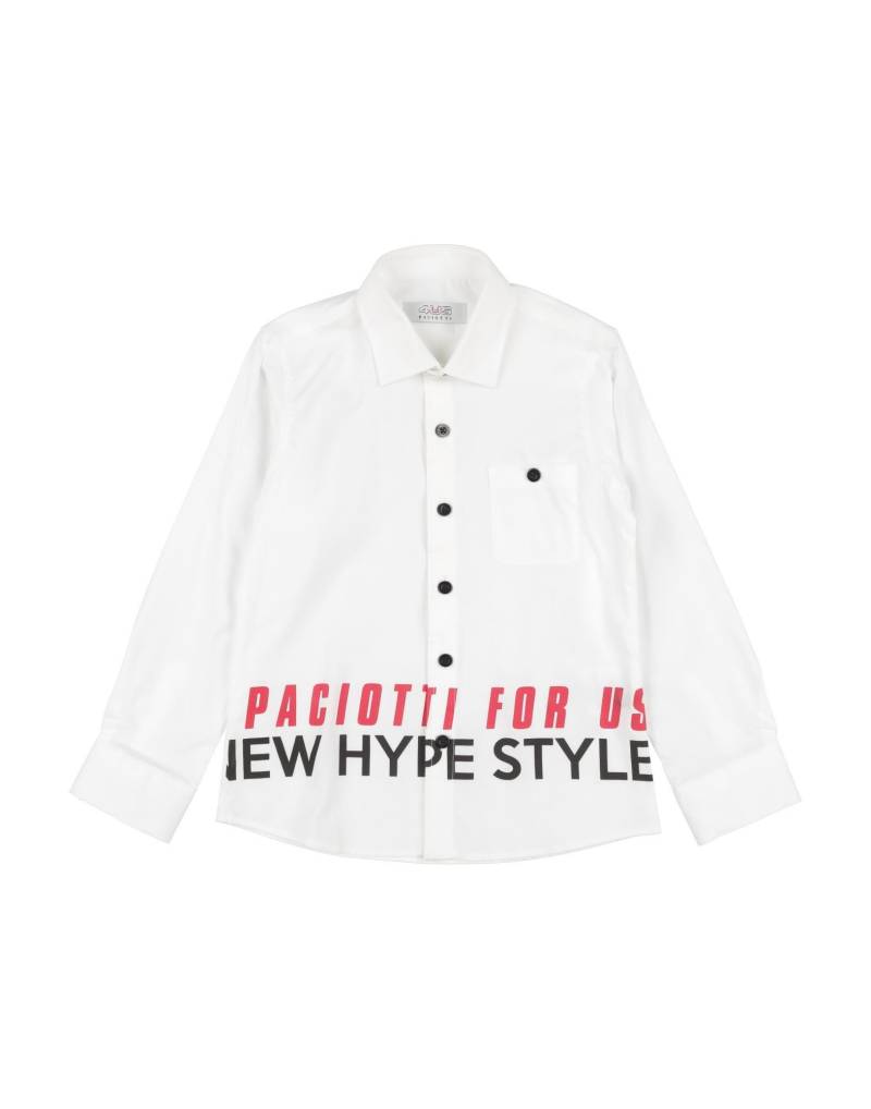 PACIOTTI 4US Hemd Kinder Weiß von PACIOTTI 4US