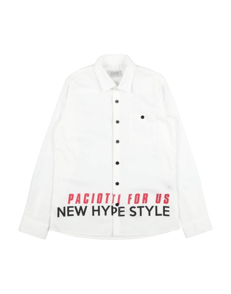PACIOTTI 4US Hemd Kinder Weiß von PACIOTTI 4US