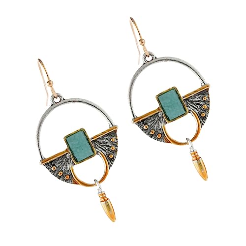 1Paar Vintage Tropfenohrringe für Damen Baumelnde Ohrhänger mit Exquisiter Verarbeitung Lange Ohrringe für Modischen Schmuck Outfits Freizeitlooks von PACKOVE