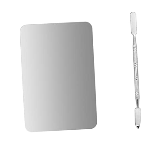 2 Stück Professionelles Teiliges Set aus Nagelkunst Palette für Lidschatten und Make Up Lippenstiften Foundations und Pigmenten Leicht zu Reinigen für Heimgebrauch von PACKOVE