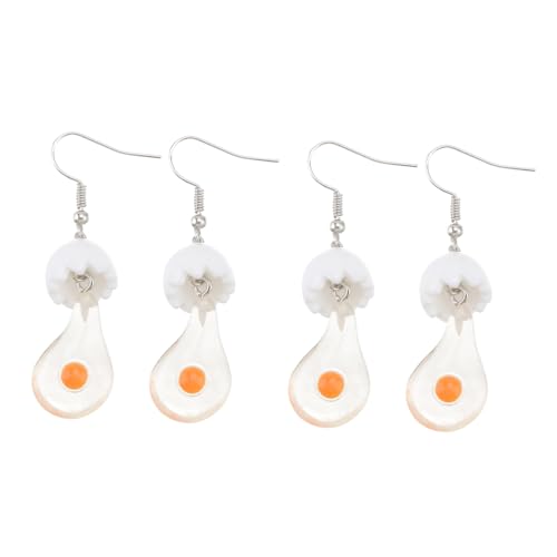 2Paare Kreative Glühbirnen Ohrringe Harz Stilvolle Ohranhänger für Frauen Leicht Perfektes Schmuckgeschenk von PACKOVE