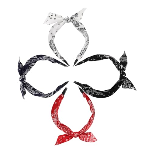4 Stück Teiliges Bowknot Haarband für Damen Stirnbänder für Partys und Fotoshootings von PACKOVE