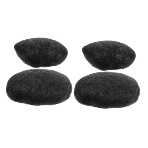 4 Teilige Haarknoten Verlängerung Synthetischer Falscher Ballett Dutt Hochsteckfrisur Haarteil Chignon Donut Marker Kurzer Pferdeschwanz Perücke Haarteil Für Frauen Und von PACKOVE