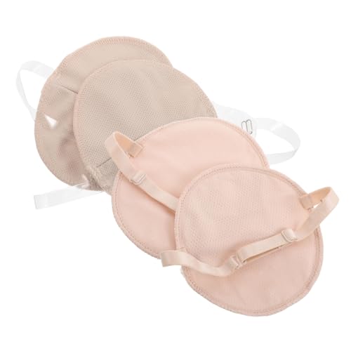 PACKOVE 4stücke Achselschweiß-patch Schweißabsorbierendes Pad Für Achseln Atmungsaktives Achselpflaster Wiederverwendbares Achselkissen Saugfähiger Achselschutz von PACKOVE