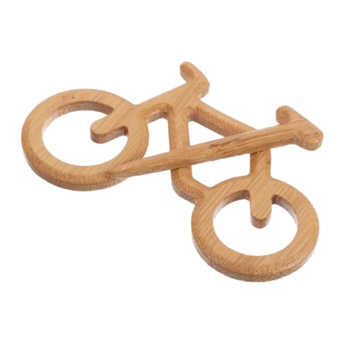 PACKOVE Holzbrosche Fahrrad Anstecknadel für Kleidung Hut Tragbare Deko für Männer und Frauen Kreatives Accessoire von PACKOVE