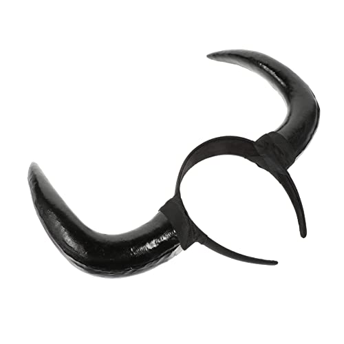 Halloween Horn Haarschmuck für Lustiges Horn Stirnband für Cosplay Vielseitiges Accessoire für Partys Einzigartiges Design für Unvergessliche Auftritte von PACKOVE