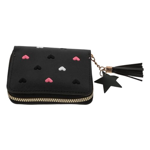 Kleine Damen Geldbörse mit Reißverschluss Multifunktionale Münzbörse Süßes Portemonnaie für Karten Schlüssel für Täglichen Gebrauch von PACKOVE