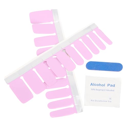 PACKOVE 1 Blatt Nagelkunst Sticker Selbstklebende Dekoration für DIY Maniküre Charmante Einfarbige Nagelaufkleber für und Mädchen Zufällige Farbe Zufällige Farbe von PACKOVE