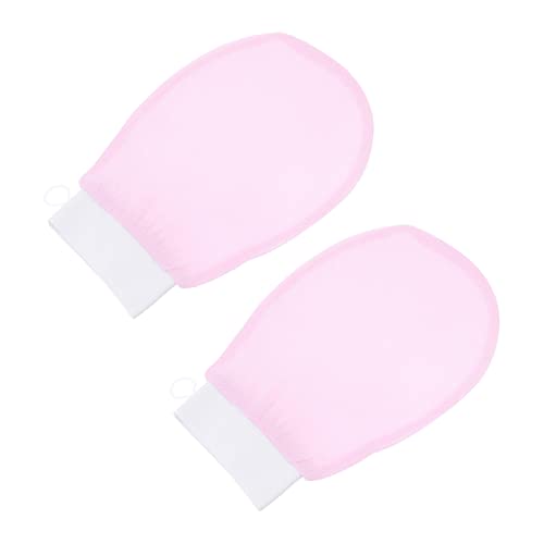 PACKOVE 1 Paar Damen Körperpeeling Badehandschuhe Rutschfest Sanftes Peeling Hautfreundlich für Dusche und Bad von PACKOVE