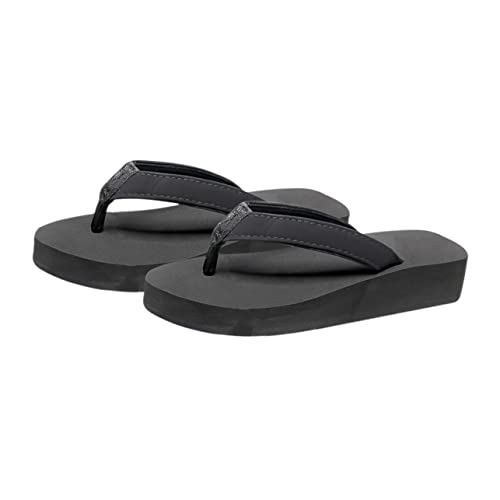 PACKOVE 1 Paar Damen Wedge Heel Slippers Sommer Sandalen mit Dicker Sohle Komfortable Pantoletten für Drinnen und Draußen für Strand und Freizeitaktivitäten Schwarz PACKOVE 1 Paar Damen Wedge Heel Slippers Sommer Sandalen mit Dicker Sohle Komfortable Pantoletten für Drinnen und Draußen für Strand und Freizeitaktivitäten Schwarz von PACKOVE