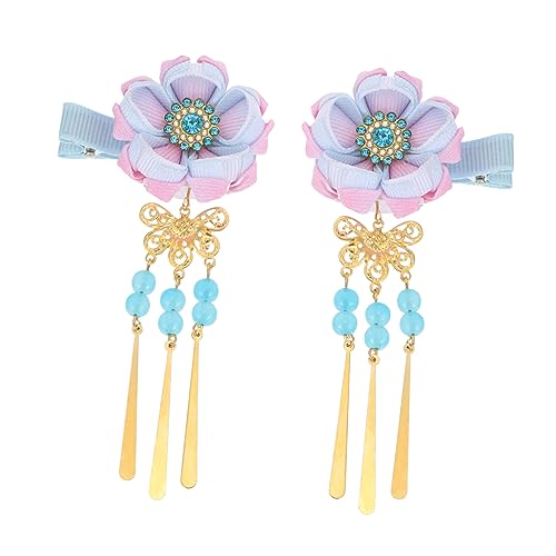 PACKOVE 1 Paar Glocken-Haarschmuck Blumen- Haarnadeln dekorative Haarspangen Haarschmuck Haarnadel japanische haarspange Kimono-Haarspangen Bettwäsche aus Baumwolle Blue PACKOVE 1 Paar Glocken-Haarschmuck Blumen- Haarnadeln dekorative Haarspangen Haarschmuck Haarnadel japanische haarspange Kimono-Haarspangen Bettwäsche aus Baumwolle Blue von PACKOVE