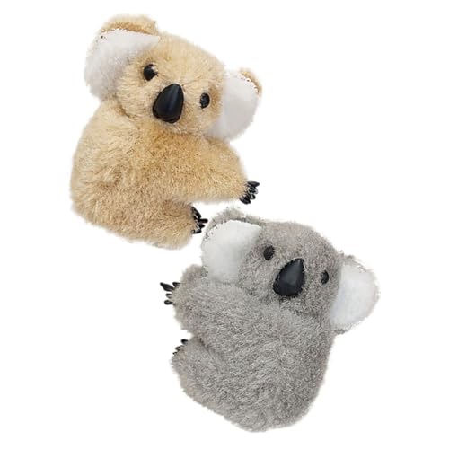PACKOVE Plüsch Koala Stofftier-clips Süße Haarnadel Cartoon-haarnadeln Mini-koala-haarspange Haarschmuck Kleine Tierspange Cartoon-haarspange Für Mädchen Tier-haarnadeln von PACKOVE