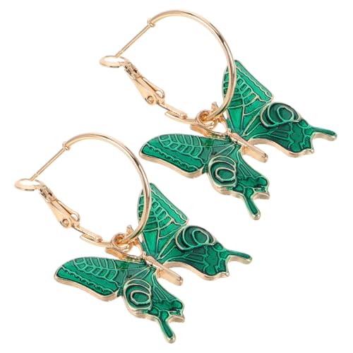 PACKOVE 1 Paar Schmetterlingsohrringe Schmetterlings-tropfenohrringe Schmetterling-ohrringe Butterfly Dangle Ohrringe Ohrstecker Mit Schmetterlingsschleife Mädchen Ohrringe Legierung Grün PACKOVE 1 Paar Schmetterlingsohrringe Schmetterlings-tropfenohrringe Schmetterling-ohrringe Butterfly Dangle Ohrringe Ohrstecker Mit Schmetterlingsschleife Mädchen Ohrringe Legierung Grün von PACKOVE