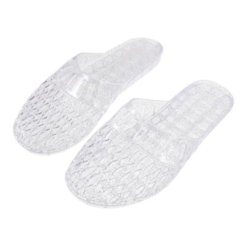 PACKOVE 1 Paar Sommer Glitzer Sandalen Transparente Schuhe Strandschuhe Damen Hausschuhe Hausschuhe Sommerschuhe Für Frauen Weiche Rutschpantoffeln Geschlossener Zeandalen Größe 39 PACKOVE 1 Paar Sommer Glitzer Sandalen Transparente Schuhe Strandschuhe Damen Hausschuhe Hausschuhe Sommerschuhe Für Frauen Weiche Rutschpantoffeln Geschlossener Zeandalen Größe 39 von PACKOVE