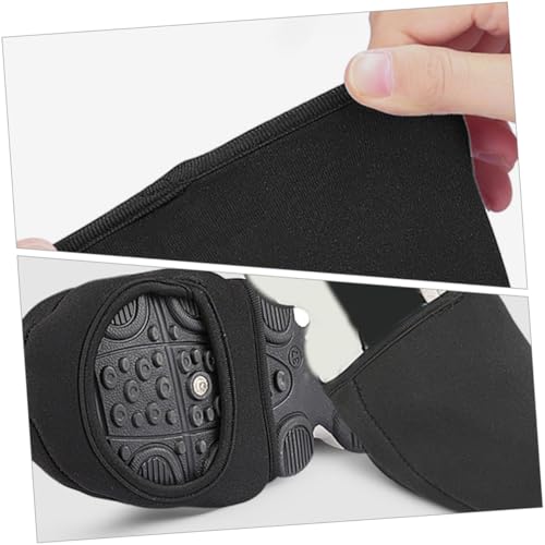PACKOVE 1 Paar Winddichte und warme Schuhüberzüge Radfahren Gaich Männer Schutzausrüstungschuh Warme Überschüsse schuhüberzieher Winddichte Schuhschützer Reitzubehör 18% Elastan Schwarz von PACKOVE