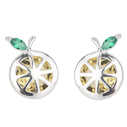 PACKOVE Ohrstecker in Zitronenscheibenform Ohrentropfen Ohrschmuck Handwerklich Verarbeitet Robust Und Hautreizung Für Frauen von PACKOVE