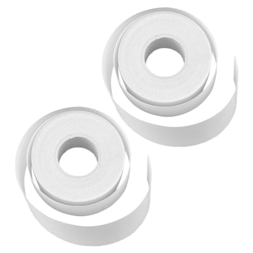 PACKOVE 1 Satz 1 Satz Aufkleber Für Kragenhüte Pads Athletic Liner Golfhals Tragbares Absorptionspad Klebriger Schweißschutz Kleines Absorptionspad Hutzubehör Weiß Vlies 2 2Rollen von PACKOVE