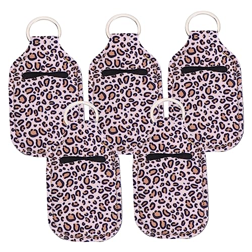 PACKOVE Reiseflaschen-Set Aus Neopren Mit Leopardenmuster 30 Ml Schlüsselanhänger Flaschenhalter Für Toilettenartikel Shampoo PACKOVE Reiseflaschen-Set Aus Neopren Mit Leopardenmuster 30 Ml Schlüsselanhänger Flaschenhalter Für Toilettenartikel Shampoo von PACKOVE