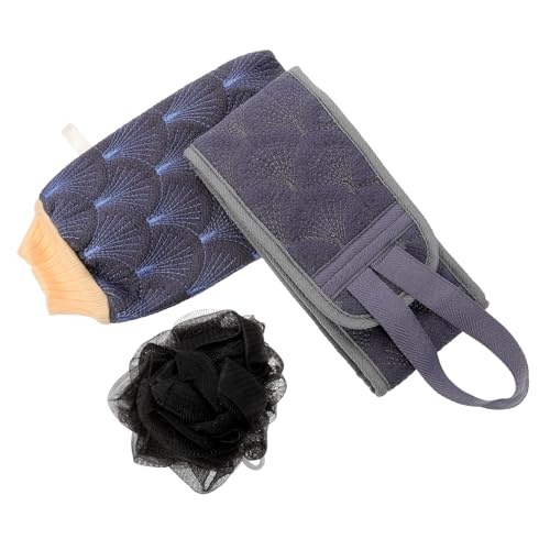 PACKOVE 1 Satz Badetuch Handtücher Rückenschrubber Für Die Dusche Peeling-tücher Körperwäscher Peeling-badehandschuhe Peeling-handschuh Peeling-tool Für Den Rücken Rückenhandtuch Polyester von PACKOVE